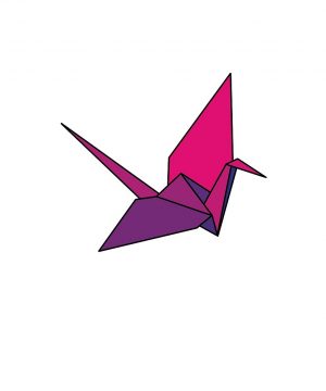 Origami Crane Clipart Origami Crane Red Aircoucou Redbubble