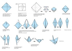 Origami Crane Directions Cranes Easy Crafting