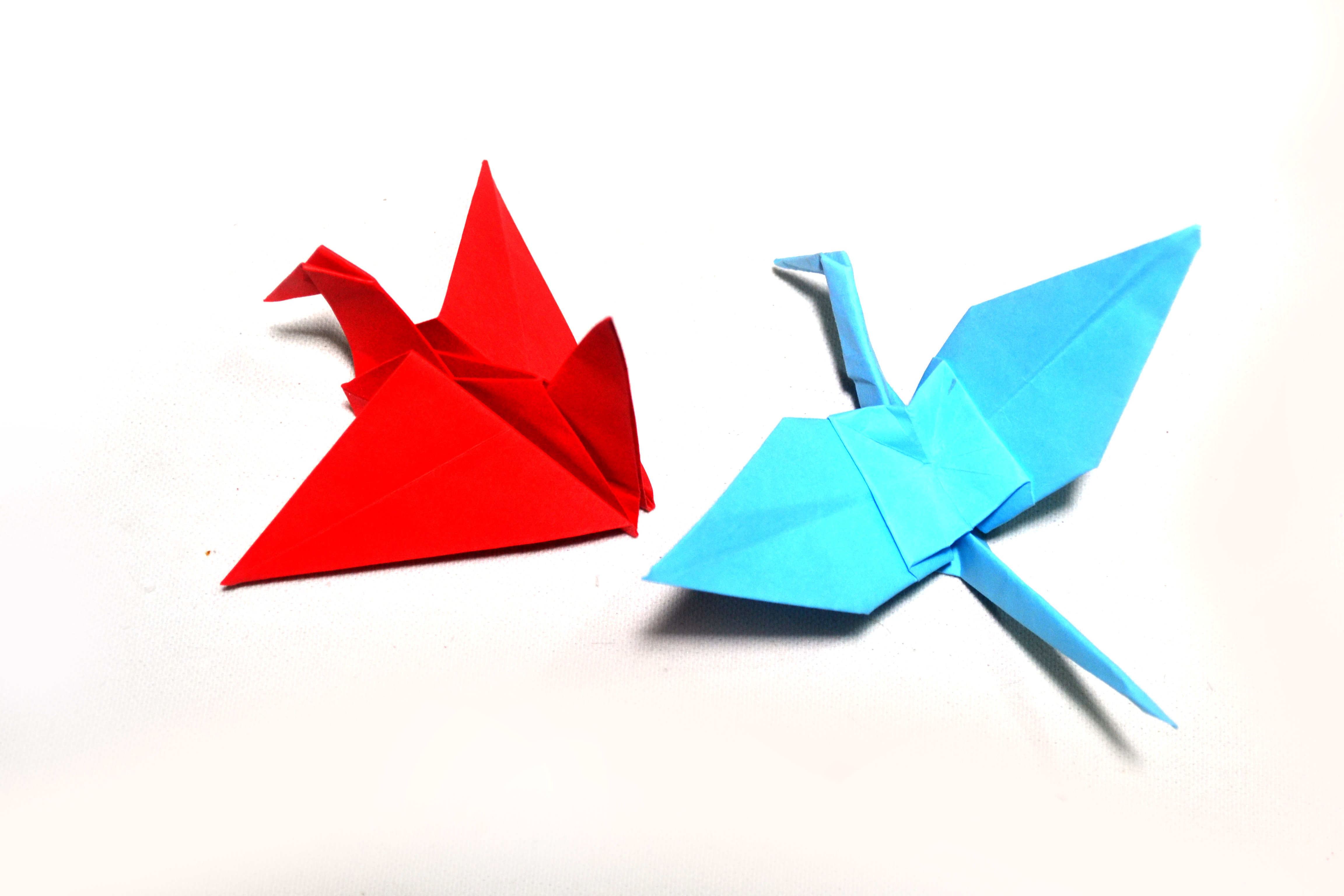 Origami Crane Flapping How To Make Origami Birds With Pictures Wikihow