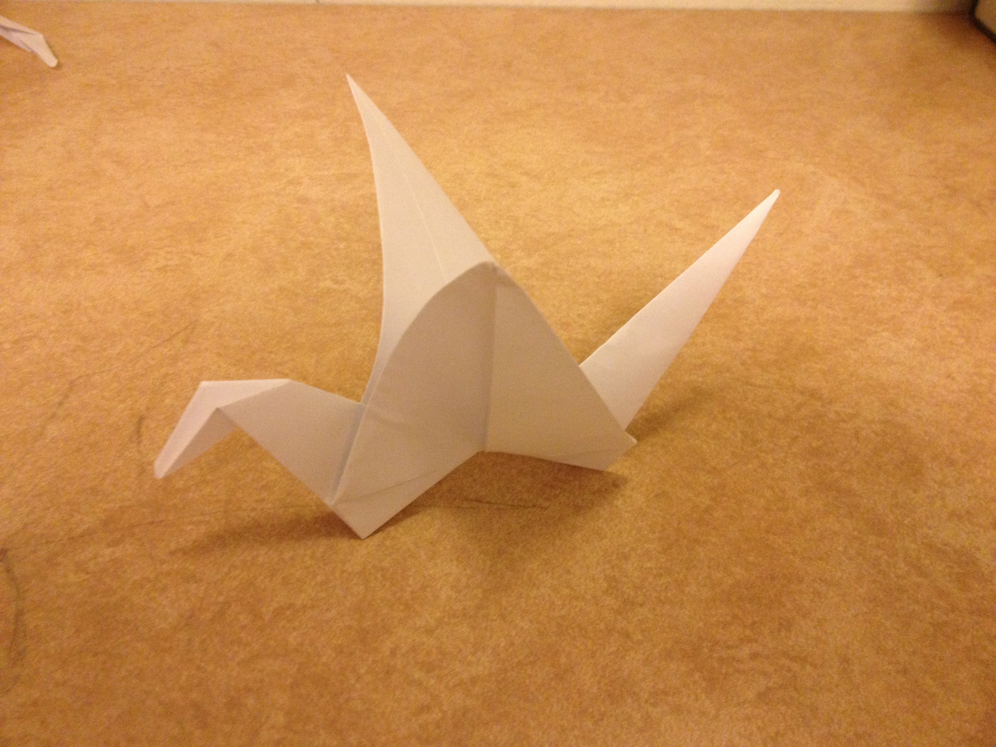 Origami Crane Flapping Origami Flapping Swan 7 Steps