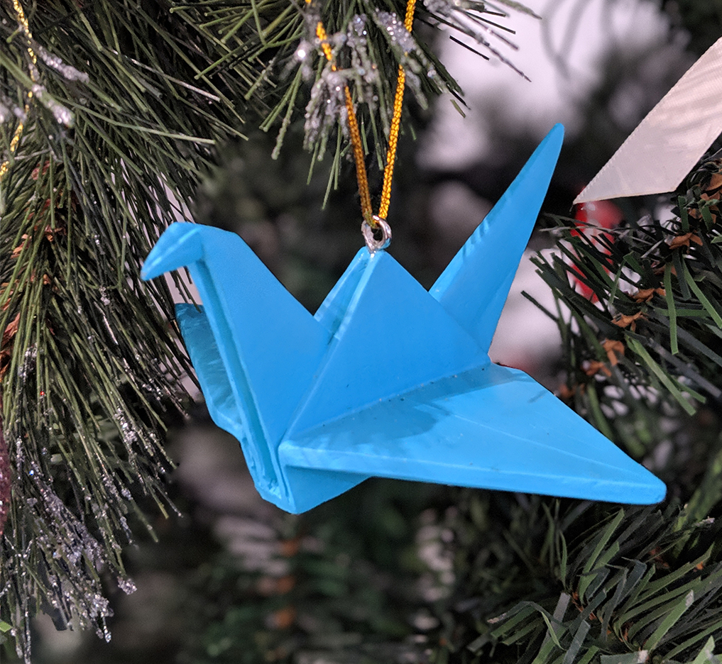 Origami Crane Ornament Christmas Product Crane Ornaments