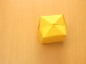 Origami Cube Instructions How To Fold An Origami Cube With Pictures Wikihow