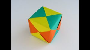 Origami Cube Instructions Origami Modular Sonobe Cube
