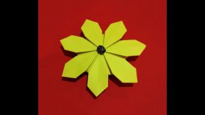 Origami Daisy Instructions Easy Origami Flower Simple And Rich 3d Paper Flower Daisy Flower