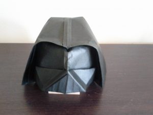 Origami Darth Vader Darth Vader Mask Me Front View 30cm Elephanthide Dr Flickr
