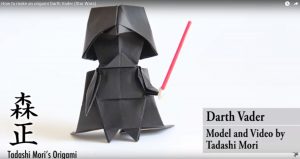 Origami Darth Vader Heres How You Can Make Your Own Origami Darth Vader