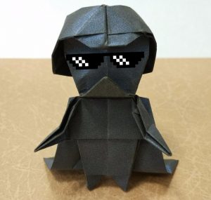 Origami Darth Vader May The Force Be With You 2 Darth Vadera