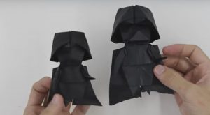Origami Darth Vader Now You Can Make Darth Vader Origami Fooyoh Entertainment