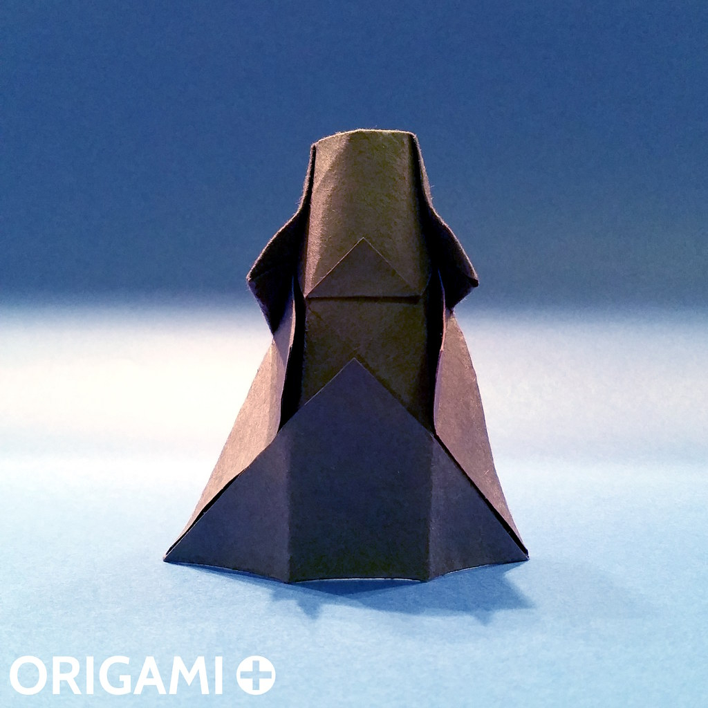 Origami Darth Vader Origami Darth Vader On Planet Hoth This Is My 5 Minute Dar Flickr