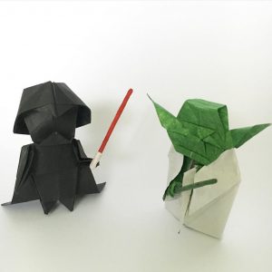 Origami Darth Vader Tag Someone Who Likes Star Wars Origami Darthvader Desi Flickr