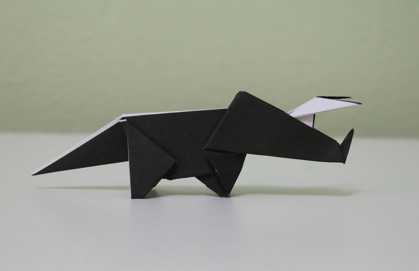 Origami Dinosaur Triceratops Origami Ks Triceratops
