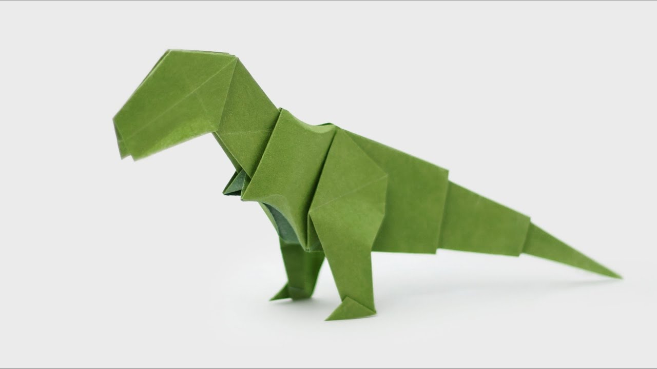 Origami Dinosaur Triceratops Origami T Rex Jo Nakashima Dinosaur 5