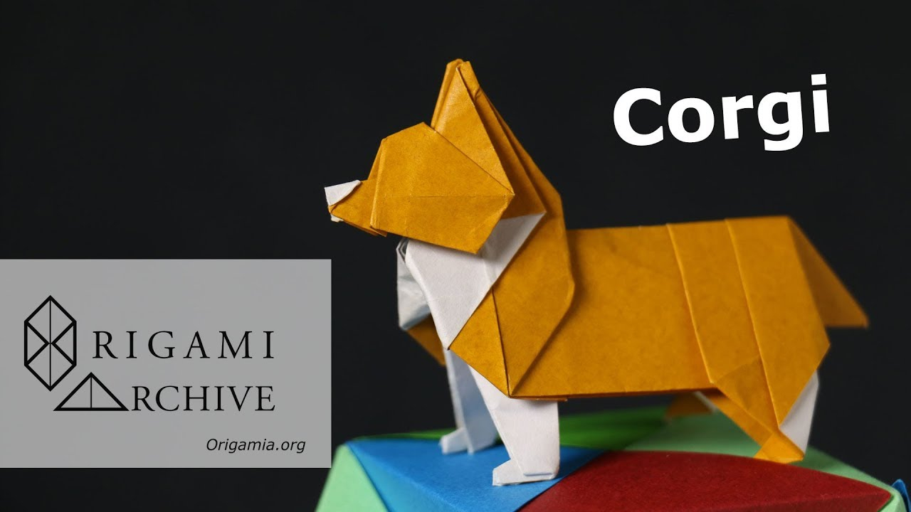 Origami Dog Instructions Advanced Origami Corgi Clear Instructions