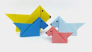 Origami Dog Instructions Origami Dog For Kids Paper Dog Making Tutorial Very Easy