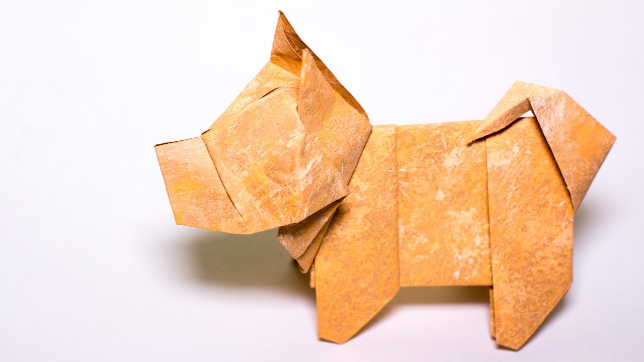 Origami Dog Instructions Origami Dog Tutorial Japanese Dog From Paper