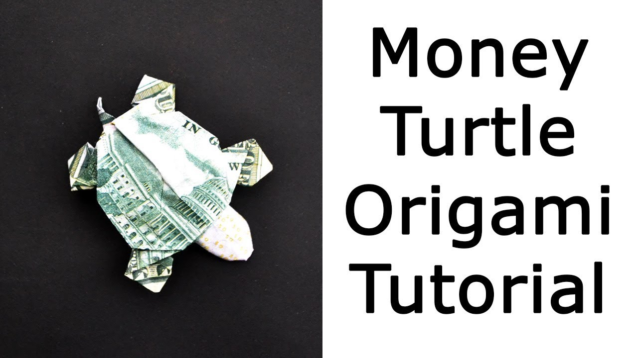 Origami Dollar Turtle Money Turtle Origami Step Step Dollar Animal Tutorial Diy