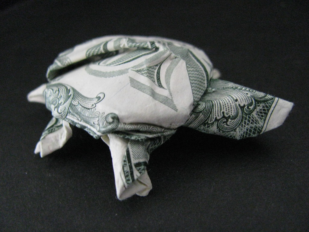 Origami Dollar Turtle The Worlds Most Recently Posted Photos Of Fold And Turtle Flickr