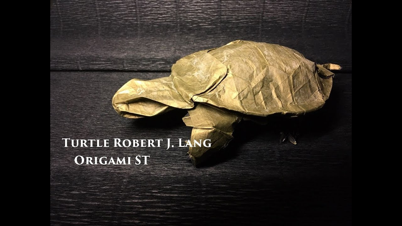 Origami Dollar Turtle Turtle Robert J Lang Origami St