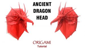 Origami Dragon Head Origami Ancient Dragon Head Tutorial Satoshi Kamiya And Mi Chen Alter Drache