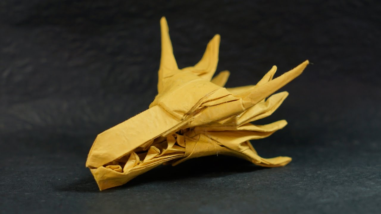 Origami Dragon Head Origami Death Dragon Head Tutorial Henry Pham