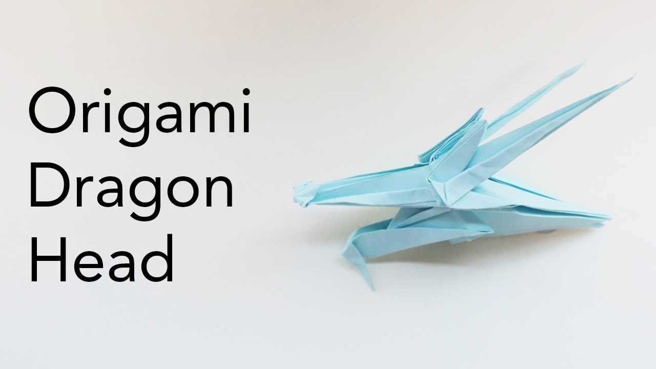 Origami Dragon Head Origami Dragon Head Tutorial Asmr Paper Folding