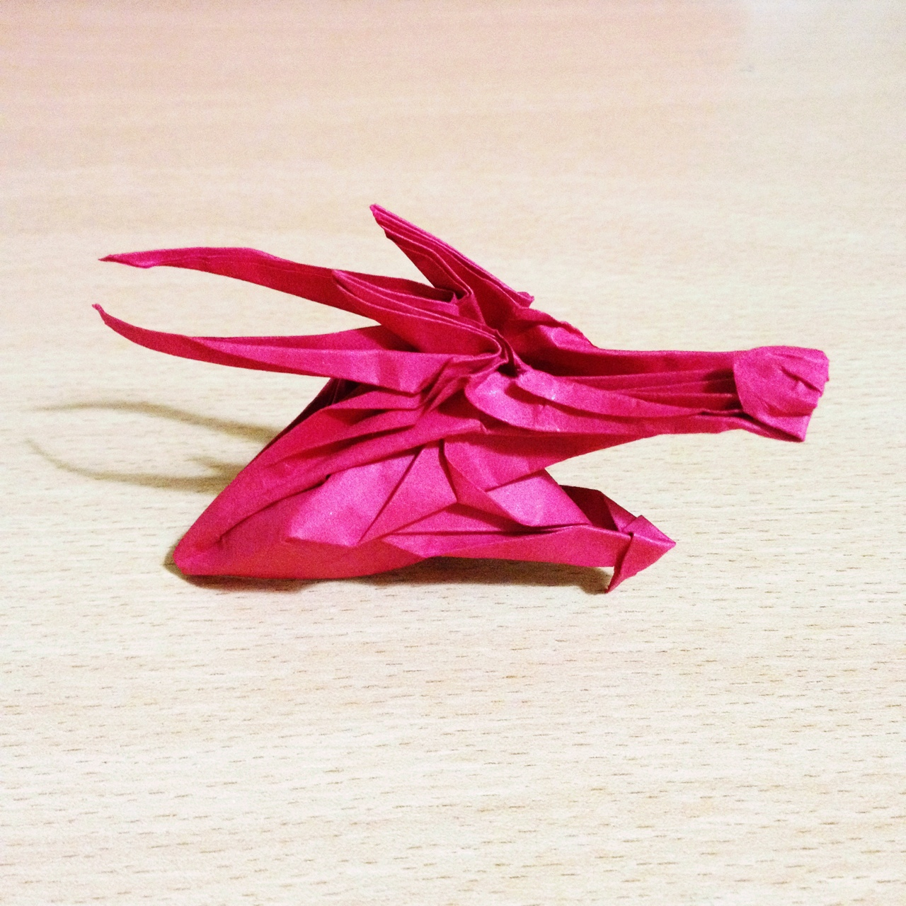 Origami Dragon Head Origami Dragon Head Yes I Know Its Cool It Will Depop
