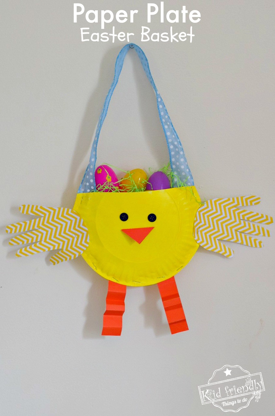 Origami Easter Basket Diy Paper Plate Chicken Easter Basket Craft For Kids