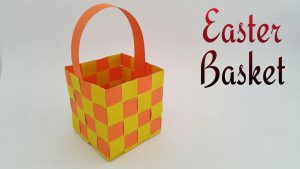 Origami Easter Basket Easter Basket Woven Diy Tutorial Paper Folds