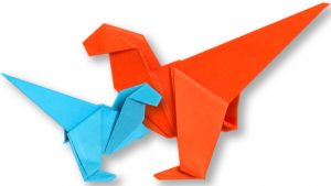 Origami Easy Dinosaur How To Make An Origami Dinosaur Step Step Paper Easy Dinosaur