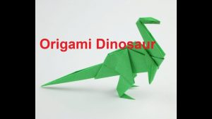 Origami Easy Dinosaur Origami Dinosaurhow To Make An Easy Origami Dinosaureasy Origami