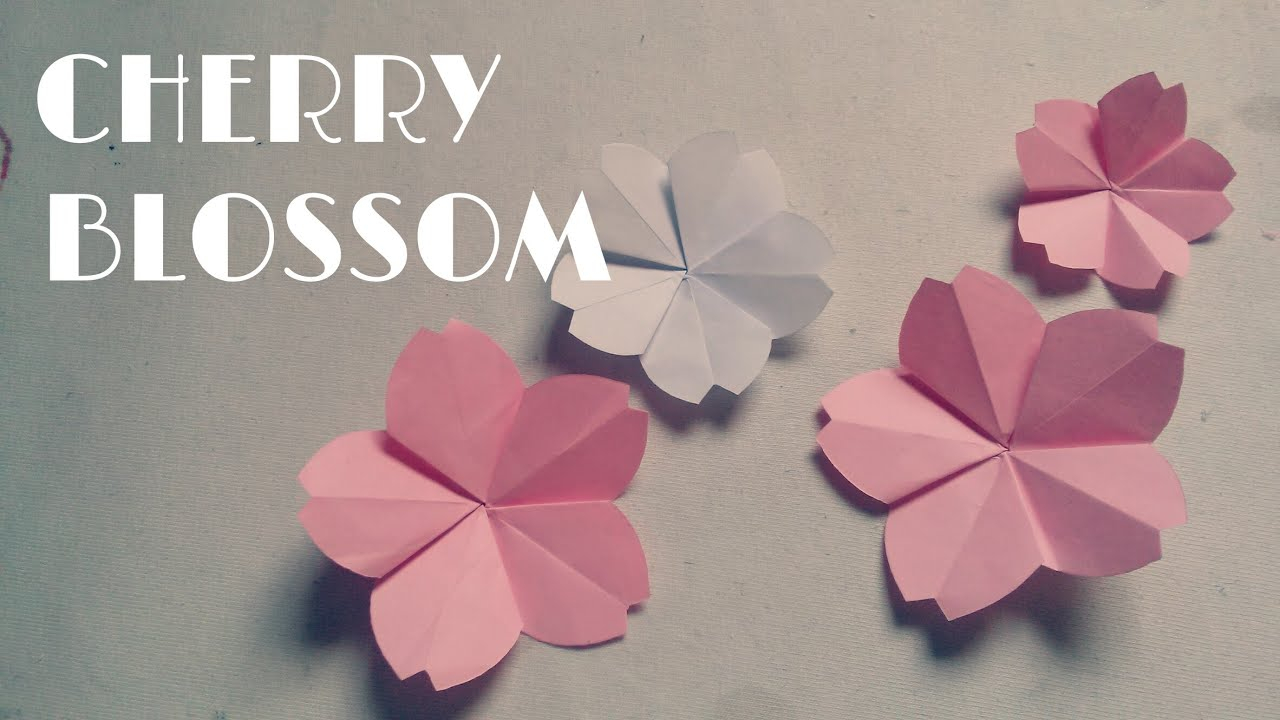Origami Easy Flower Origami Cherry Blossom Origami Easy