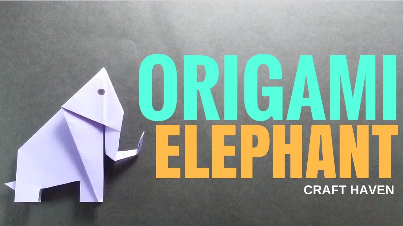 Origami Elephant Easy Easy Origami Elephant How To Make Paper Elephant Step Step Tutorial Diy Crafthaven