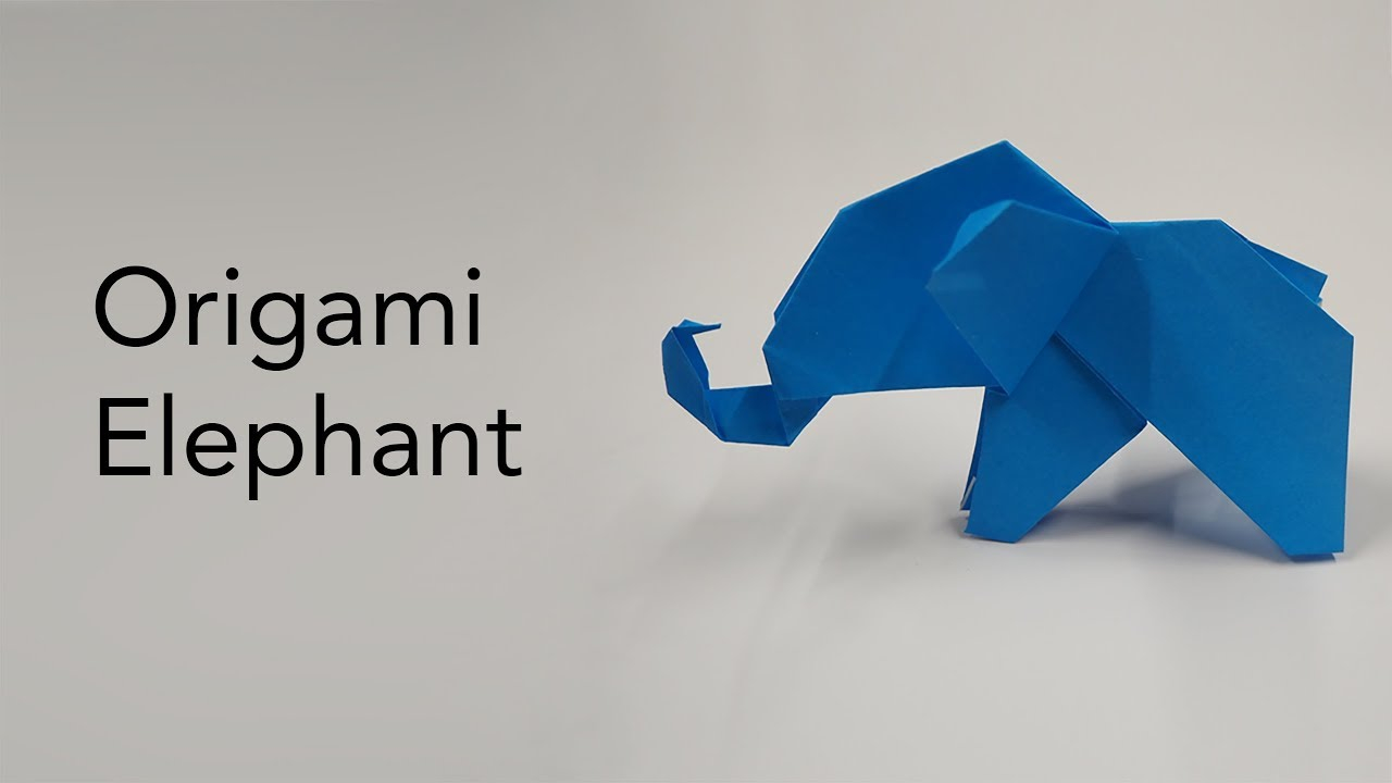 Origami Elephant Easy Easy Origami Elephant Tutorial Asmr Paper Folding
