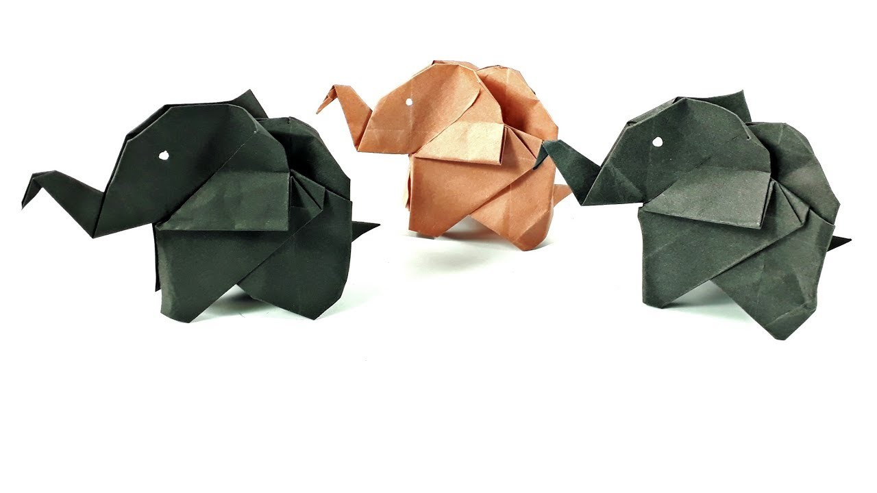 Origami Elephant Easy How To Make An Origami Elephant Easy Step Steppaper Elephant
