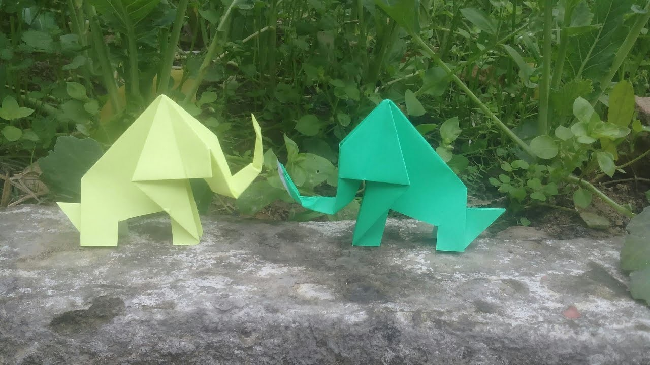 Origami Elephant Easy Nishant Art And Craftorigamielephant Easy Origami How To Make