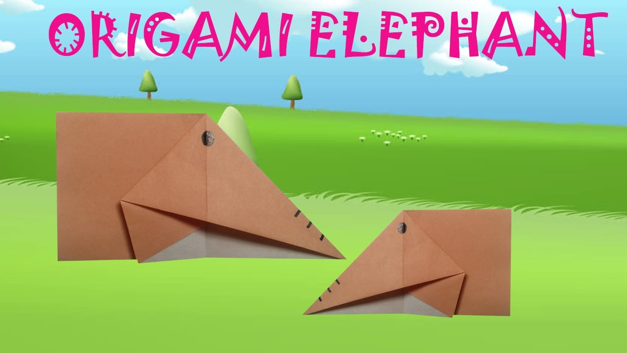 Origami Elephant Easy Origami Elephant Origami Easy
