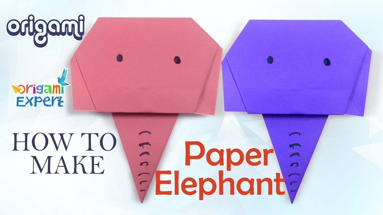 Origami Elephant Easy Origami Elephant Origami Elephant Easy
