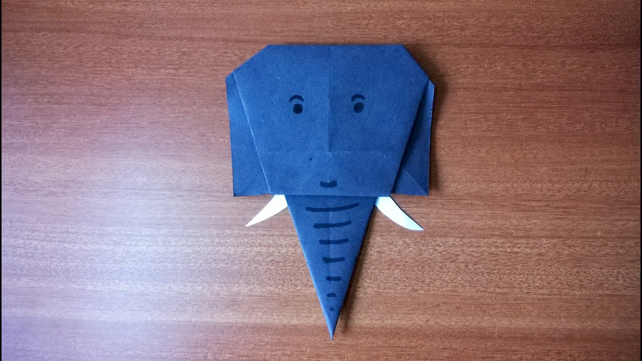 Origami Elephant For Kids How To Make A Simple Paper Elephant Step Step Guide To Make A Paper Origami Elephant