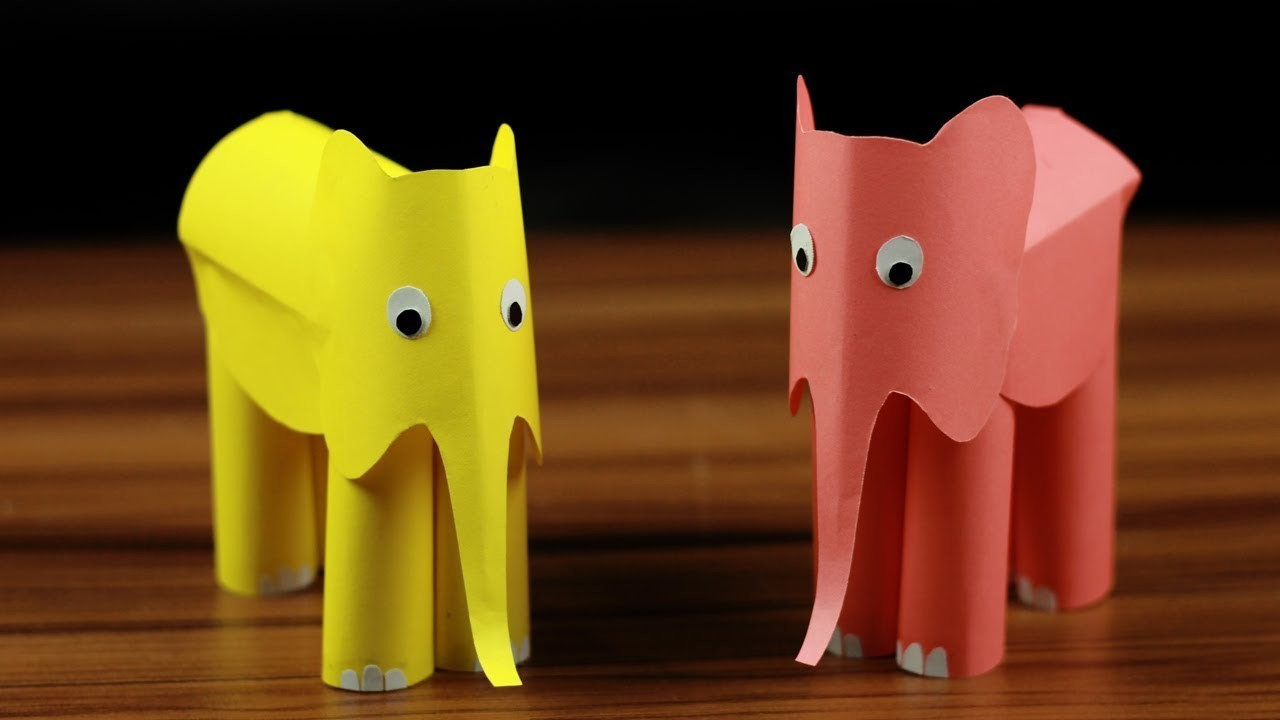 Origami Elephant For Kids Origami Elephant For Beginner Easy Craft For Kids