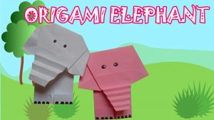 Origami Elephant For Kids Origami Elephant Origami Easy