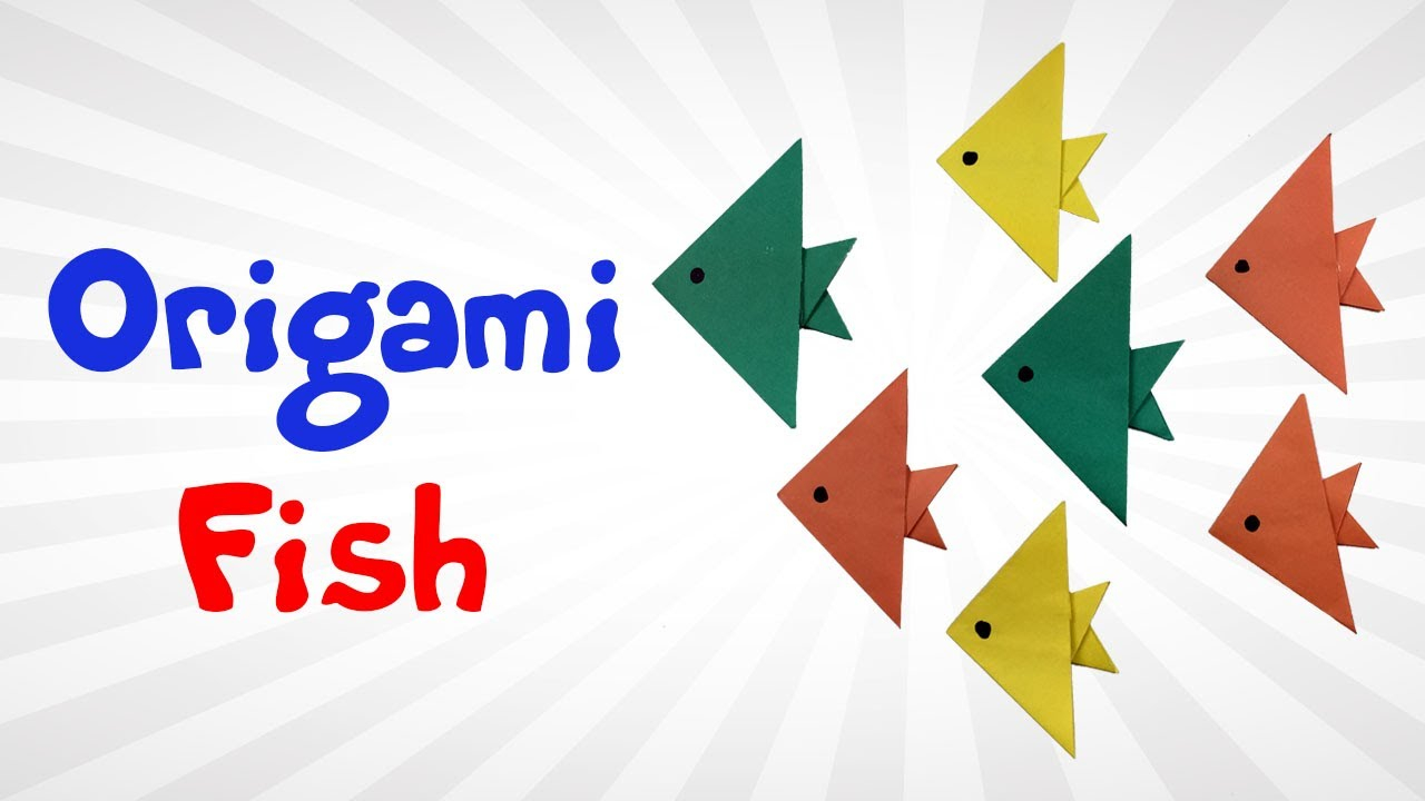 Origami Fish Directions Diy Origami Fish Easy How To Make Paper Fish Step Step Easy Origami Fish Instruction For Kids