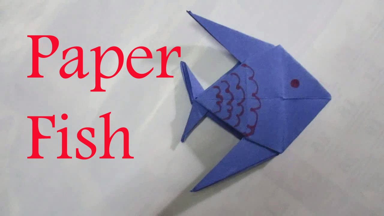 Origami Fish Directions Origami Fish Simple Origami Fish Step Step Instructions