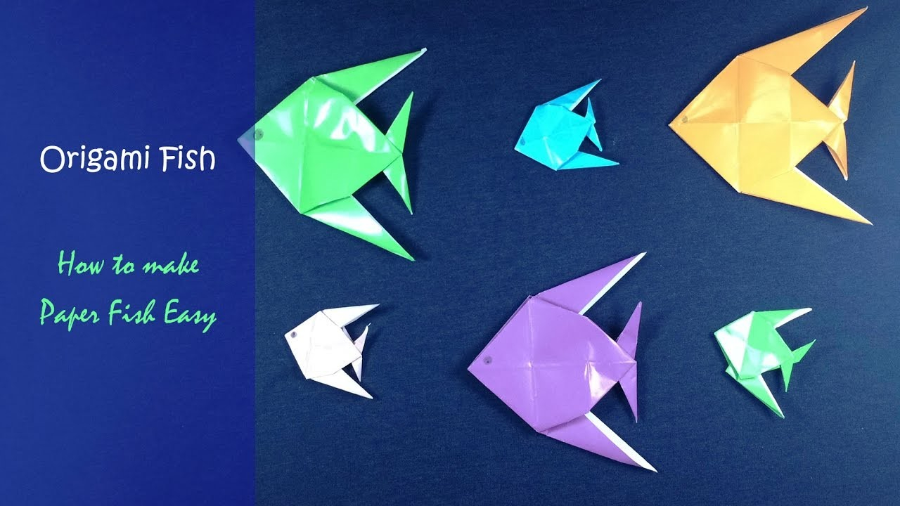 Origami Fish Instructions Easy Origami Fish Instructions