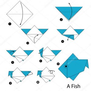 Origami Fish Instructions Step Step Instructions How To Make An Origami A Fish Stock