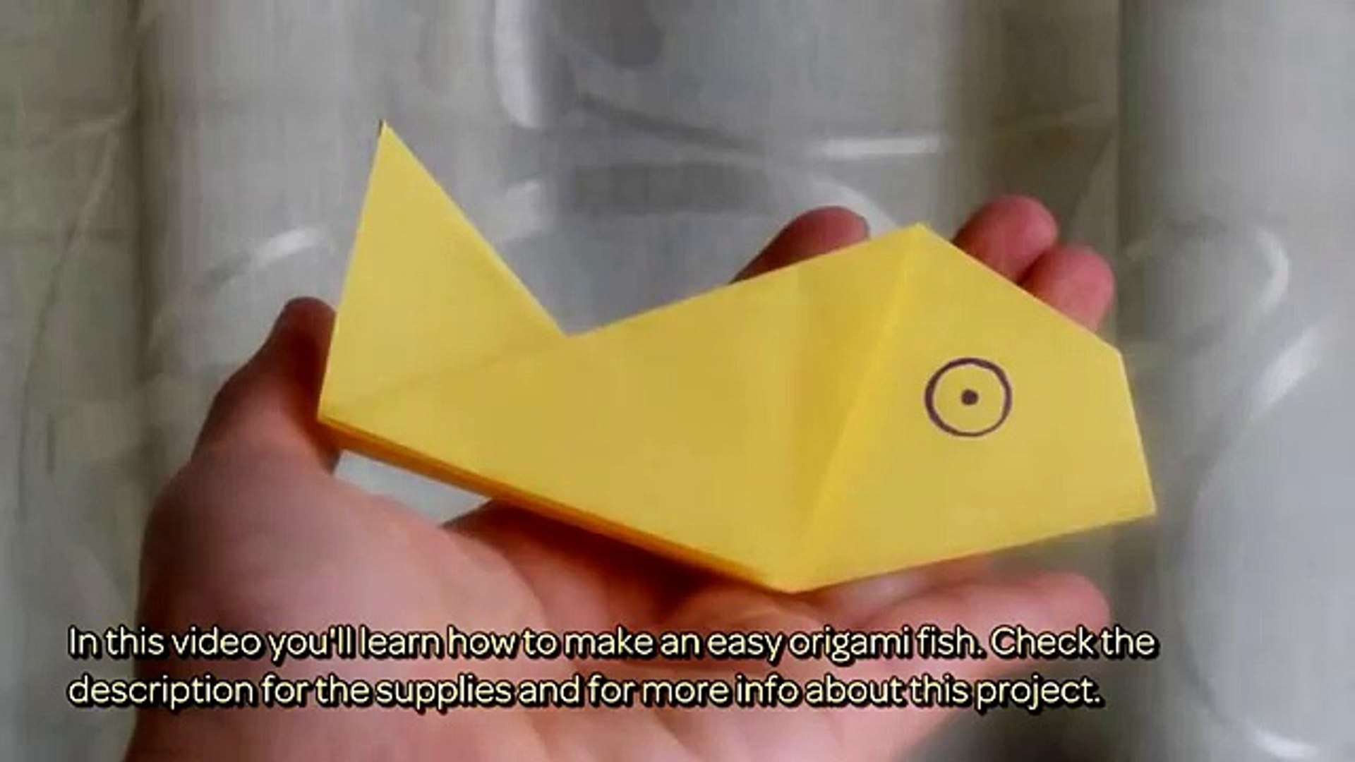 Origami Fish Video Make An Easy Origami Fish Diy Crafts Guidecentral