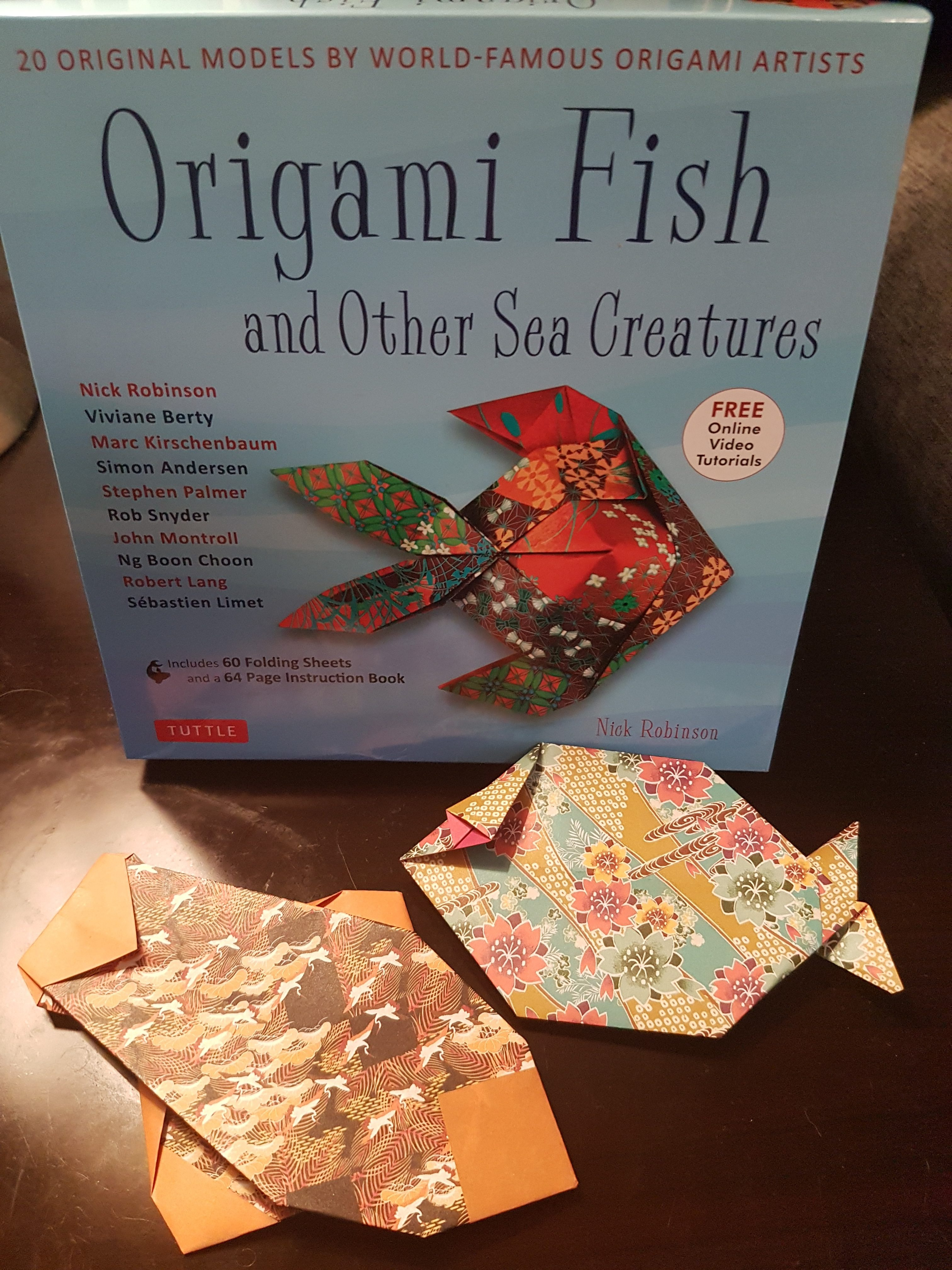 Origami Fish Video Origami Fish And Other Sea Creatures Review The Ba Spot