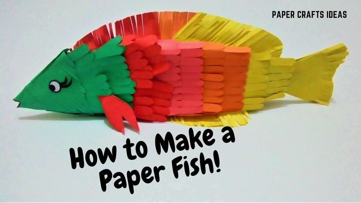 Origami Fish Video Paper Crafts Ideas On Twitter Watch Full Video Httpstco