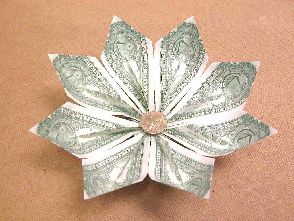 Origami Flower Dollar Bill Dollar Bill Gold Fish Flower 2 Design Sok Song Magazine Flickr