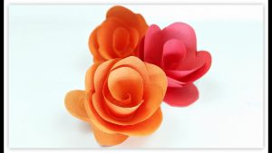 Origami Flower Rose Paper Flowers Rose Diy Tutorial Easy For Childrenorigami Flower Folding 3d For Kidsfor Beginners