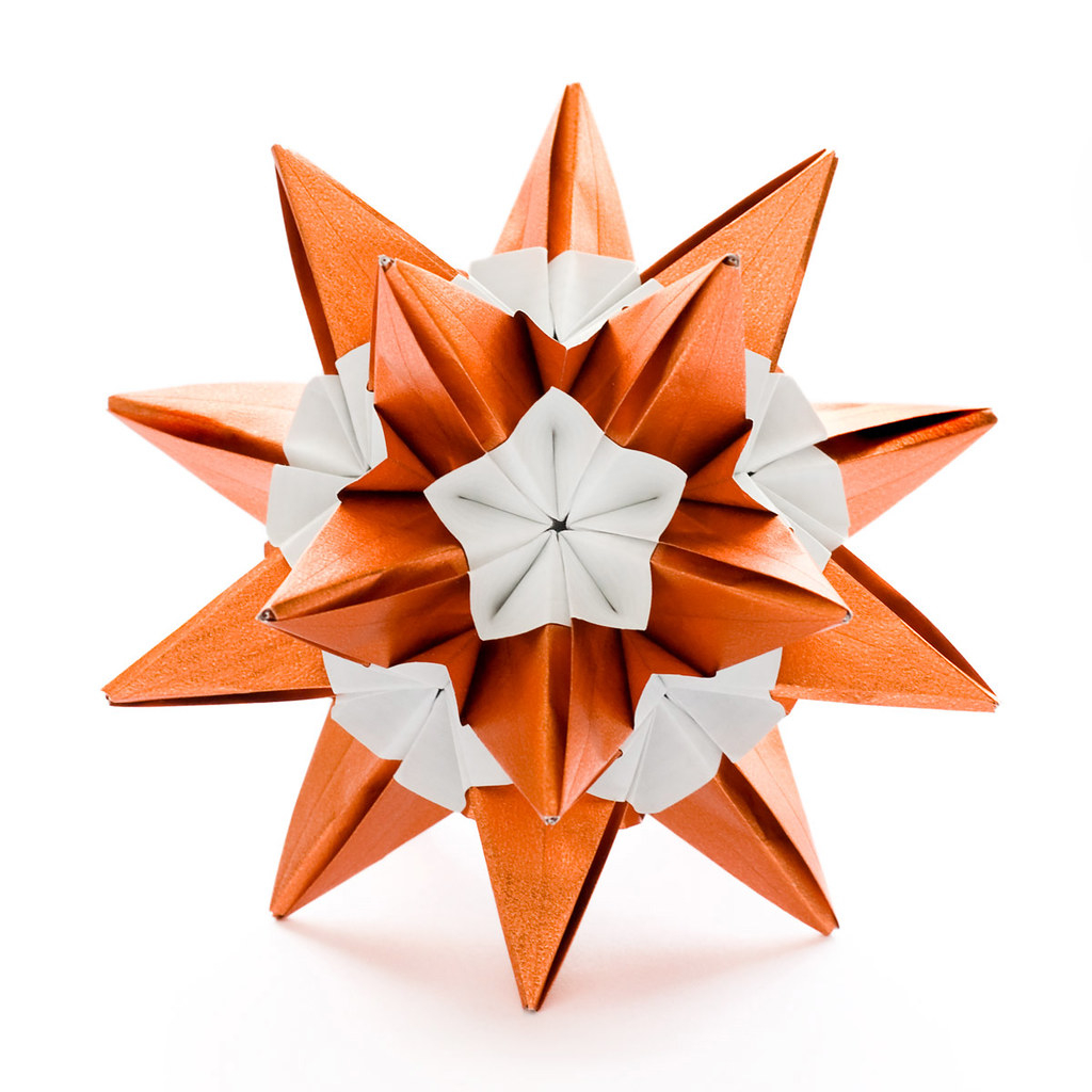 Origami Flower Star Flower Star Kusudama Name Flower Star Designer Meenakshi Flickr